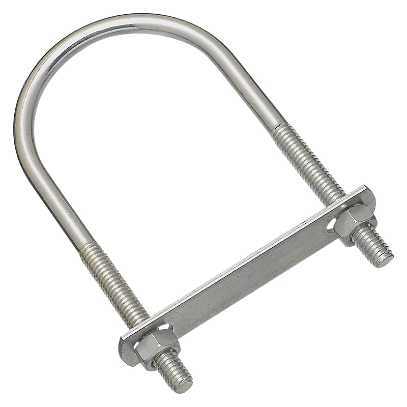 National Hardware N222-562 U-Bolt, 5 in L Inside, 2-1/2 in W Inside, 5/16-18 Thread, 1-1/2 in L Thread, Steel - 2