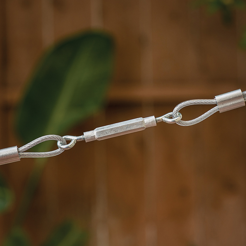 National Hardware 2170BC Series N221-739 Turnbuckle, 55 lb Working Load, #12-24 Thread, Eye, 6-1/2 in L Take-Up - 3