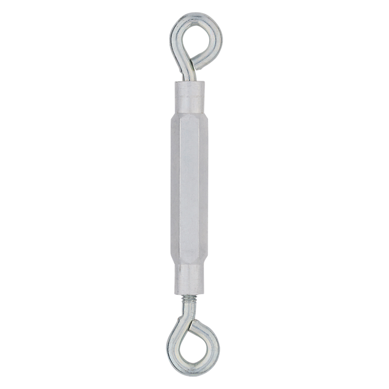 National Hardware 2170BC Series N221-739 Turnbuckle, 55 lb Working Load, #12-24 Thread, Eye, 6-1/2 in L Take-Up - 4