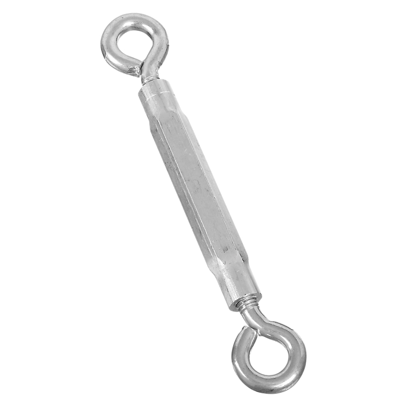 National Hardware 2170BC Series N221-762 Turnbuckle, 215 lb Working Load, 3/8-16 Thread, Eye, 10-1/2 in L Take-Up - 2