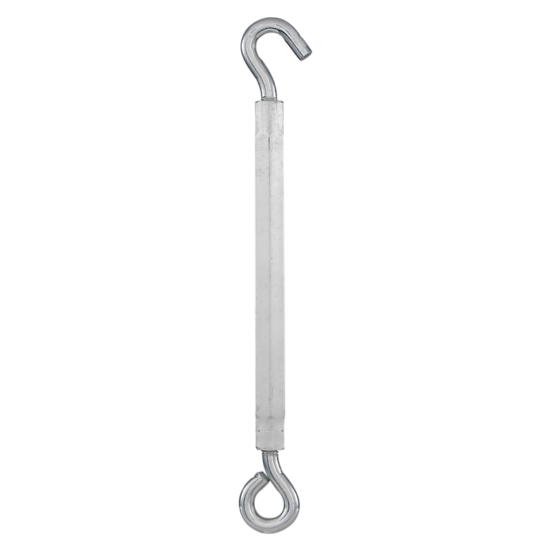 National Hardware 2172BC Series N221-895 Turnbuckle, 215 lb Working Load, 3/8-16 Thread, Hook, Eye, 16 in L Take-Up - 2