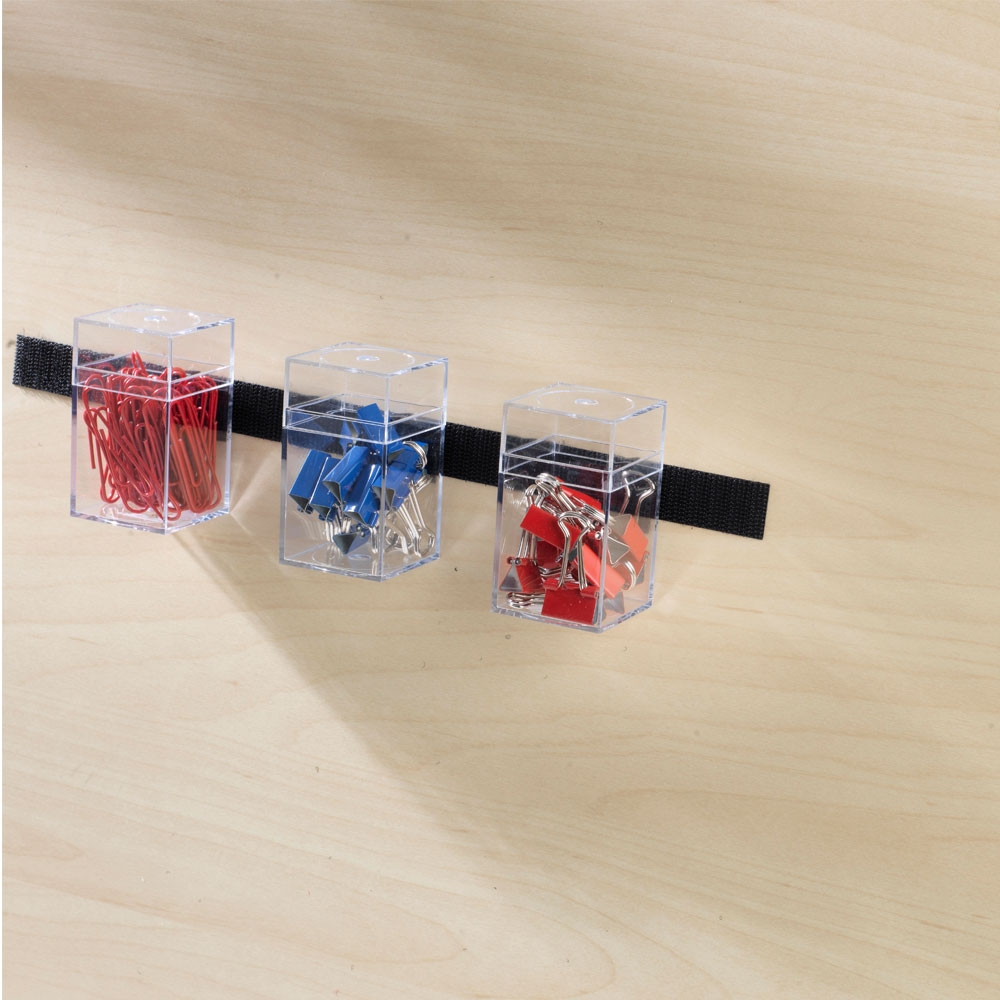 VELCRO Brand 90078 Hook and Loop Fastener, 3/4 in W, 18 in L, Nylon, Black, Rubber Adhesive - 3