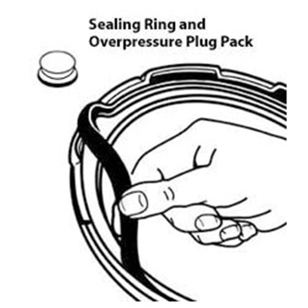 Presto 09936 Series Pressure Cooker Sealing Ring, Suitable for: 0136304, 0216001, 0136403 6 qt Pressure Cookers - 2