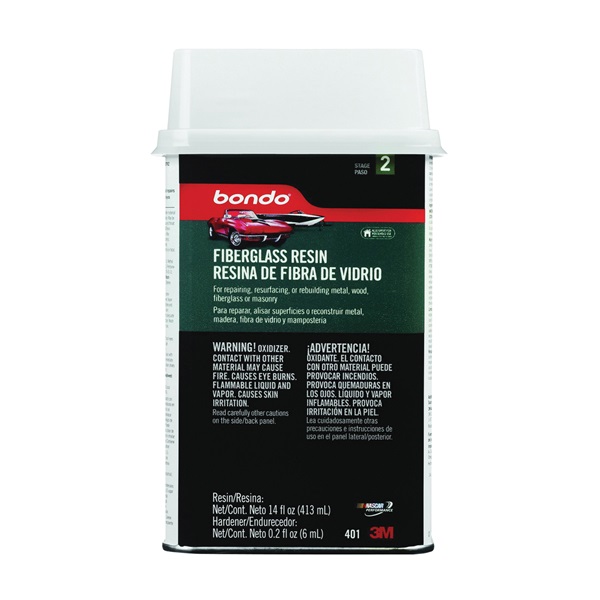 Bondo 401 Fiberglass Repair Resin, 0.9 pt Can - 2