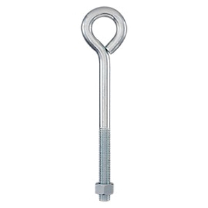 National Hardware N347-682 Eye Bolt, 5/8-11 Thread, Coarse Thread, 3-3/4 in L Thread, 1-1/4 in ID Dia Eye, Steel, Zinc - 2