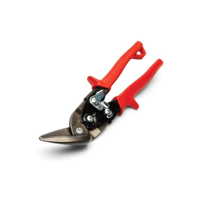 Crescent Wiss M6R Aviation Snip, 9-1/4 in OAL, 1-1/4 in L Cut, Straight Cut, Molybdenum Steel Blade, Non-Slip Handle - 2