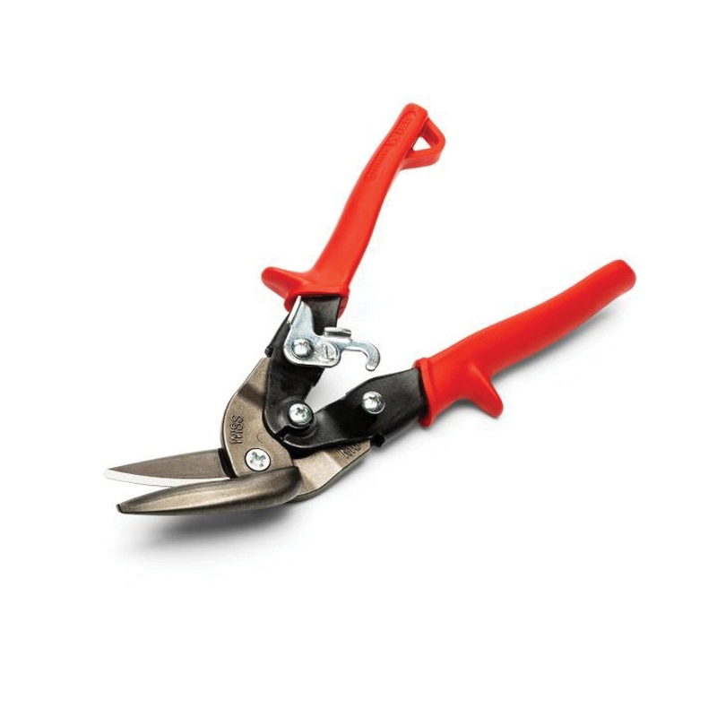 Crescent Wiss M6R Aviation Snip, 9-1/4 in OAL, 1-1/4 in L Cut, Straight Cut, Molybdenum Steel Blade, Non-Slip Handle - 3