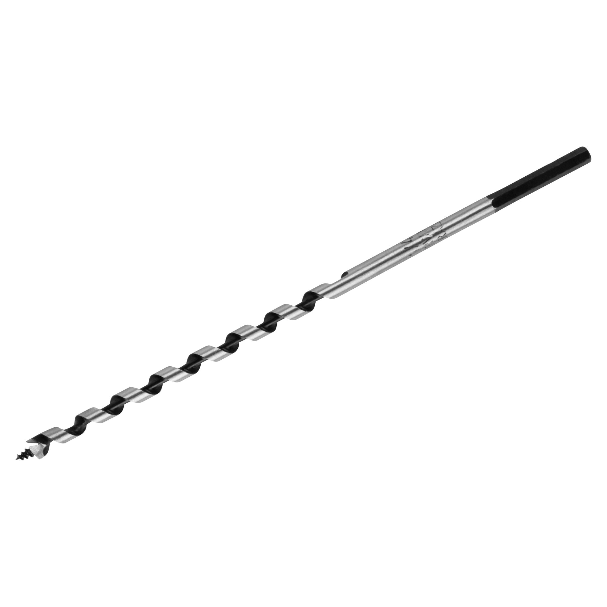 Irwin I-100 Series 49904 Power Drill Auger Bit, 1/4 in Dia, 7-1/2 in OAL, Solid Center Flute, 1-Flute, Hex Shank - 2