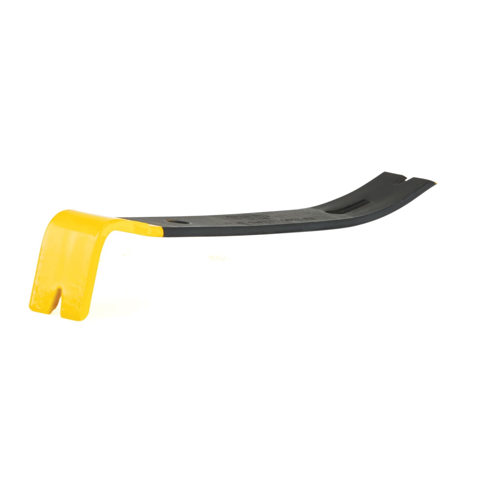 STANLEY Wonder Bar II 55-045 Pry Bar, 7 in L, Beveled Tip, 1-3/4 in Claw Blade Width Tip, HCS, Black/Yellow - 2