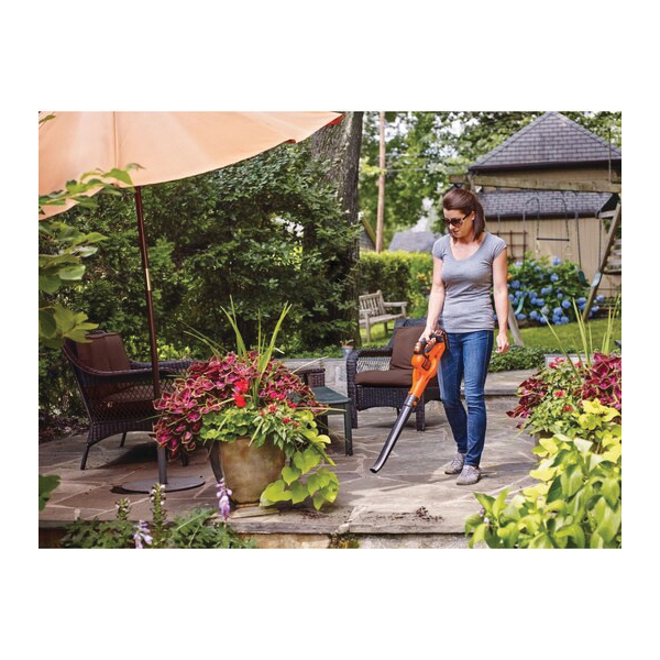 Black+Decker LSW321 Cordless Sweeper, Battery Included, 20 V, Lithium-Ion, 100 cfm Air, 25 min Run Time - 3