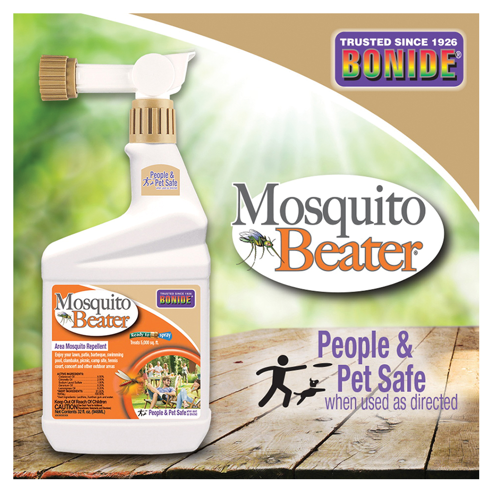 Bonide Mosquito Beater 564 Repellent, Liquid, Fragrant, Lemony, 1 qt - 3
