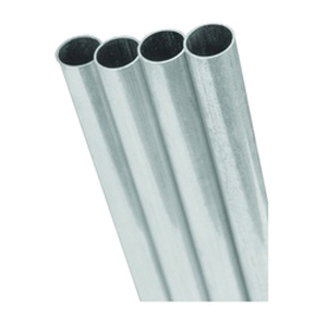 K & S 1110 Decorative Metal Tube, Round, 36 in L, 5/32 in Dia, 0.014 in Wall, Aluminum - 2