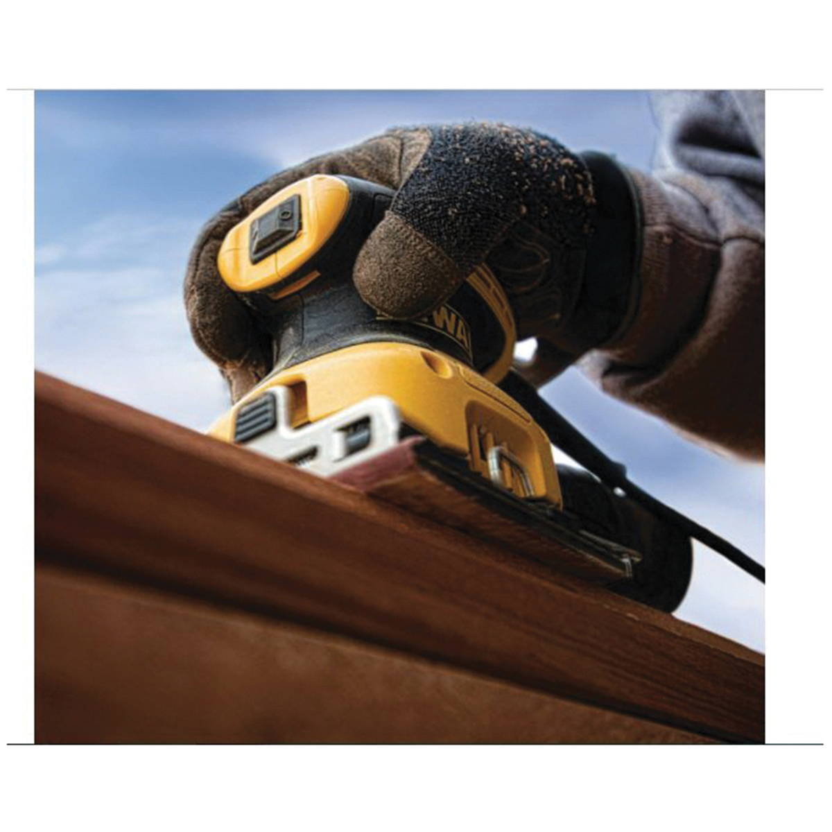 DEWALT DWE6411K/D26441K Palm Sander Kit, 2.3 A, 1/4 in Sheet - 3