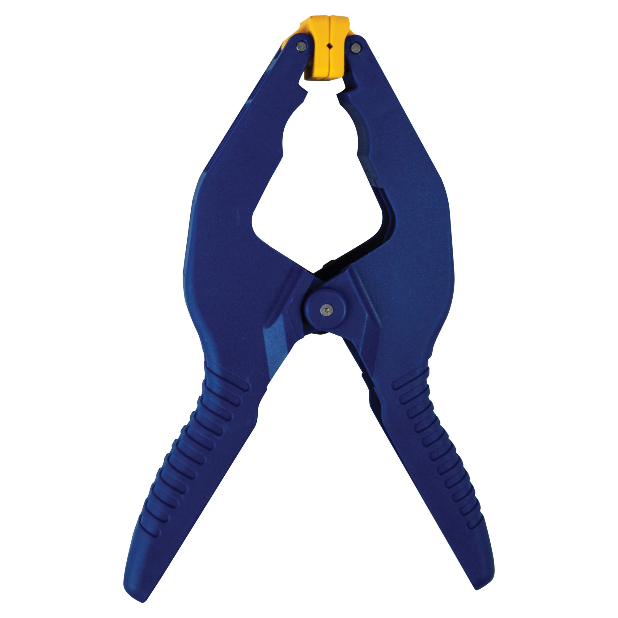 Irwin 58300 Spring Clamp, 3 in Clamping, Resin, Blue/Yellow - 2