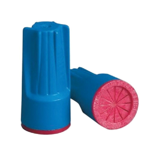 King Innovation Dryconn Series 62225 Wire Connector, Aqua/Red, 22 to 8 AWG Wire, Copper Contact, 20/PK - 2