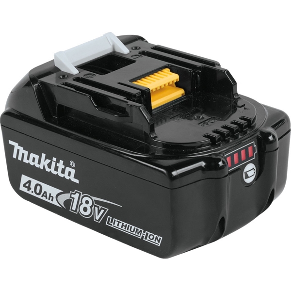 Makita BL1840B-2 Lithium Battery, 18 V Battery, 4 Ah, 40 min Charging, 2/PK - 5