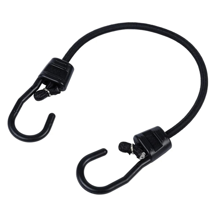Keeper Ultra Series 06068 Bungee Cord, 18 in L, Rubber, Black, Hook End - 2