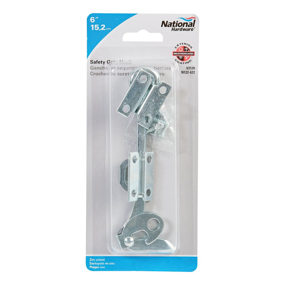National Hardware V2120 Series N122-622 Safety Hook, Steel, Zinc - 5