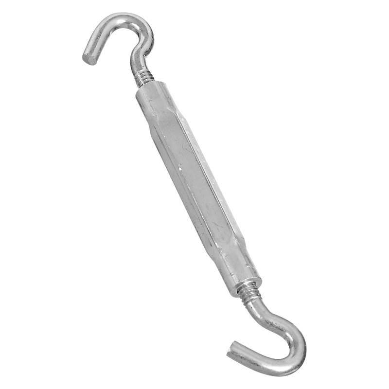 National Hardware 2174BC Series N222-000 Turnbuckle, 90 lb Working Load, 1/4-20 Thread, Hook, 7-1/2 in L Take-Up - 2