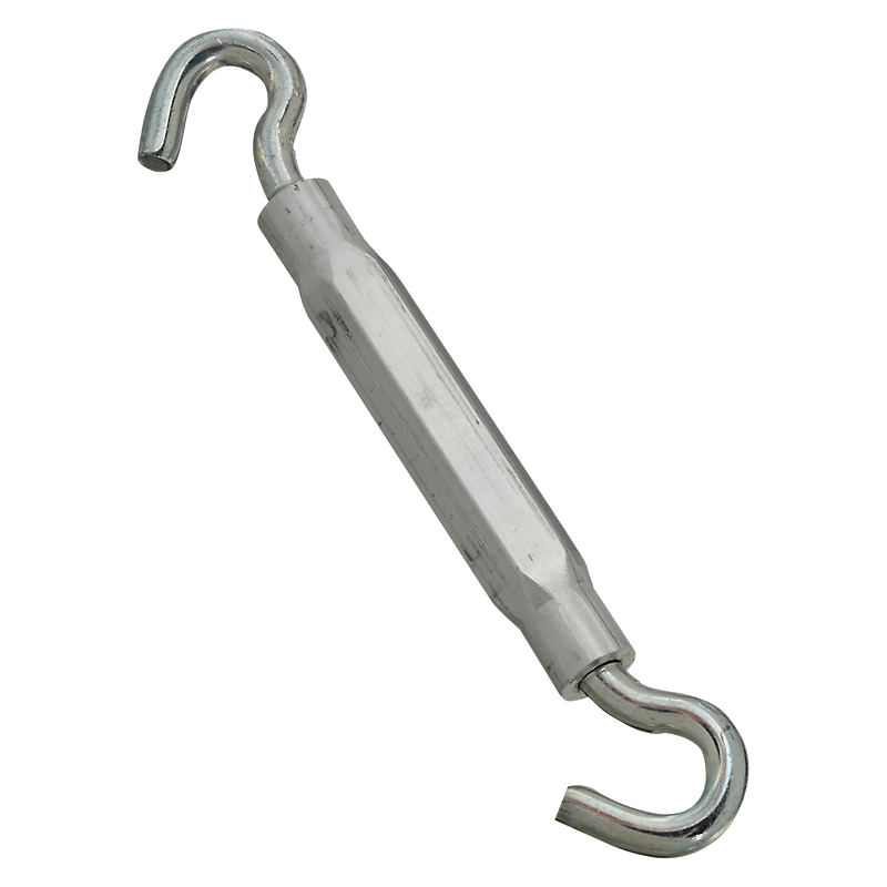 National Hardware 2174BC Series N222-018 Turnbuckle, 130 lb Working Load, 5/16-18 Thread, Hook, 9 in L Take-Up - 2