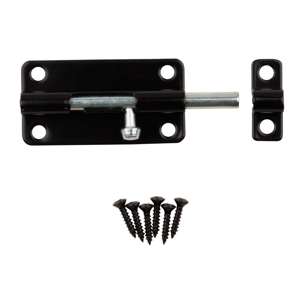 National Hardware N151-621 Barrel Bolt, 0.32 in Dia Bolt Head, 4 in L Bolt, Steel - 2