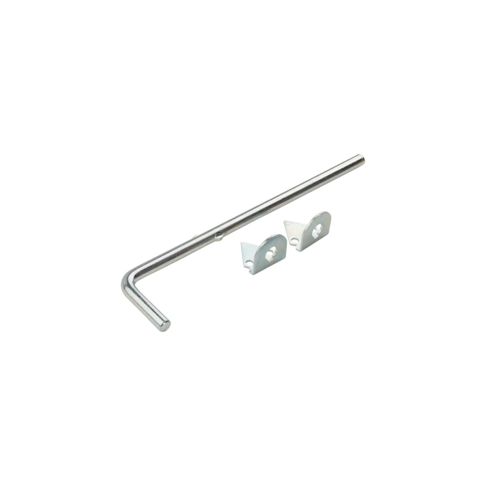 National Hardware V836 Series N152-058 Cane Bolt, 1/2 in Bolt Head, Steel, Zinc - 2