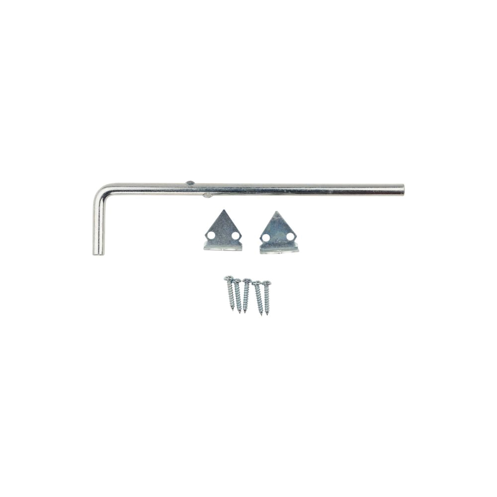 National Hardware V836 Series N152-058 Cane Bolt, 1/2 in Bolt Head, Steel, Zinc - 3