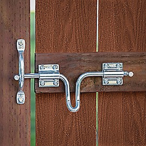 National Hardware N160-747 Door/Gate Latch, For: Right or Left Hand Swinging Gates, Steel, Zinc - 3