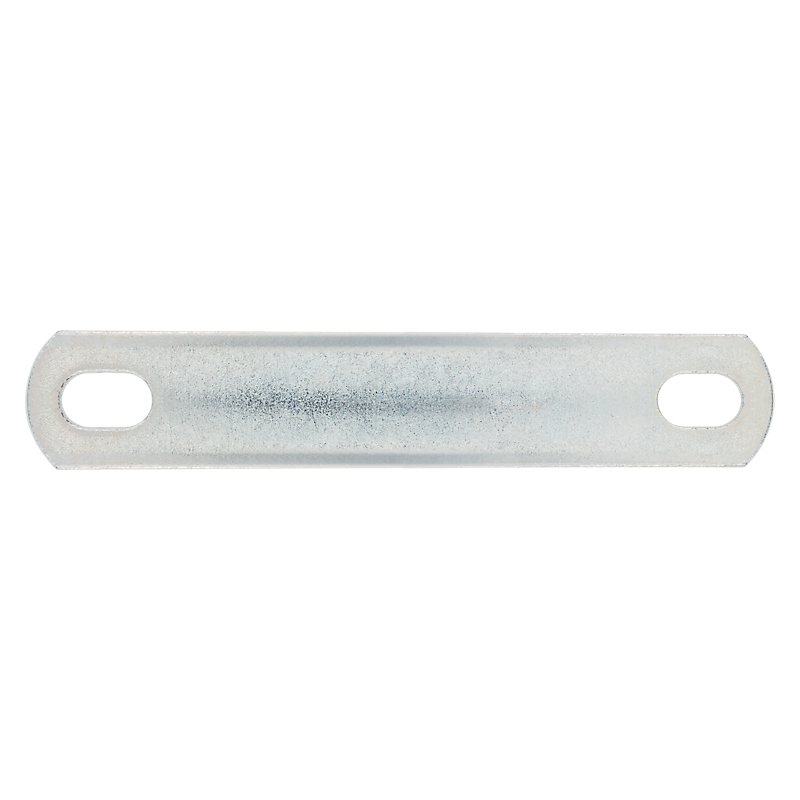 National Hardware 2191BC Series N222-349 U-Bolt Plate, 5.38 in L, 1.02 in W, 0.44 in Bolt Hole, 4 in Between Hole, Steel - 4