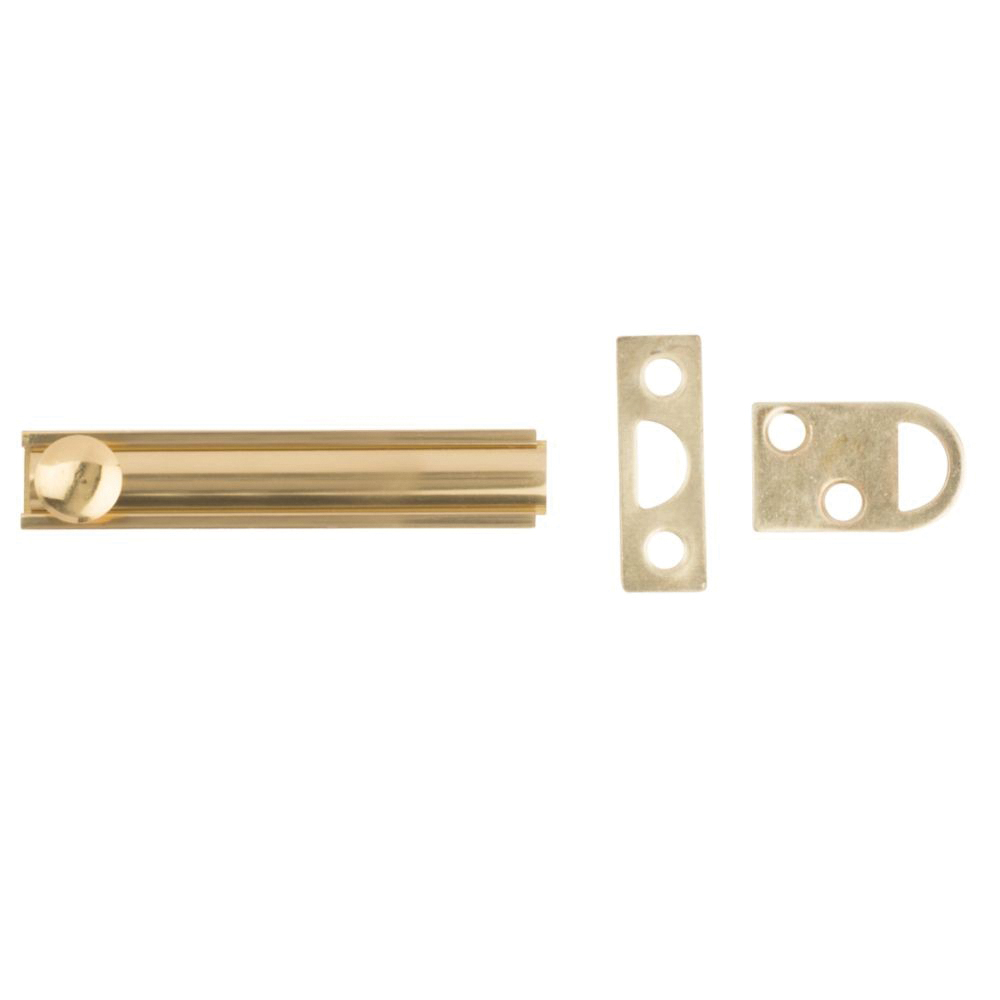 National Hardware V1922 Series N197-970 Flush Bolt, 3 in L, Solid Brass, 1/PK - 2