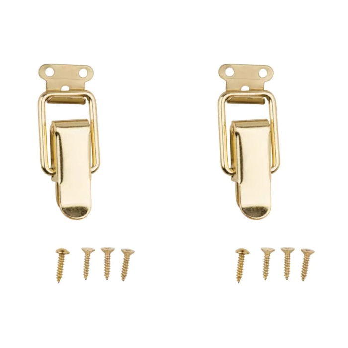 National Hardware V1842 Series N208-561 Draw Catch, Steel, Brass - 3