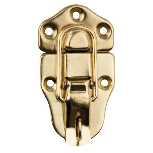 National Hardware V1849 Series N208-603 Draw Catch, Steel, Brass - 4