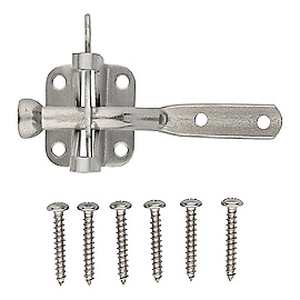 National Hardware N342-600 Gate Latch, Stainless Steel, Stainless Steel - 2