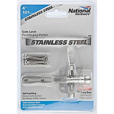 National Hardware N342-600 Gate Latch, Stainless Steel, Stainless Steel - 4