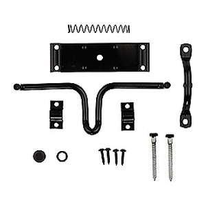 National Hardware N236-729 Stall/Gate Latch, 0.34 in Dia Bolt Head, 10.29 in L Bolt, Steel - 2