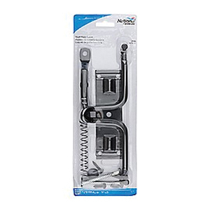 National Hardware N236-729 Stall/Gate Latch, 0.34 in Dia Bolt Head, 10.29 in L Bolt, Steel - 4