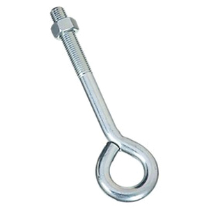 National Hardware N347-732 Eye Bolt, 3/4-10 Thread, Coarse Thread, 3-3/4 in L Thread, 1-1/2 in ID Dia Eye, Steel, Zinc - 2