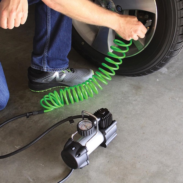 Slime 40045 Garage Tire Inflator, 120 V, 0 to 150 psi Pressure, Dial - 4