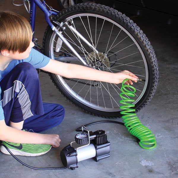 Slime 40045 Garage Tire Inflator, 120 V, 0 to 150 psi Pressure, Dial - 5