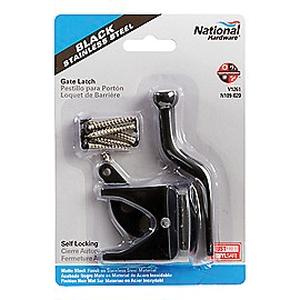 National Hardware V1261 Series N109-020 Gate Latch, Stainless Steel, Matte - 3