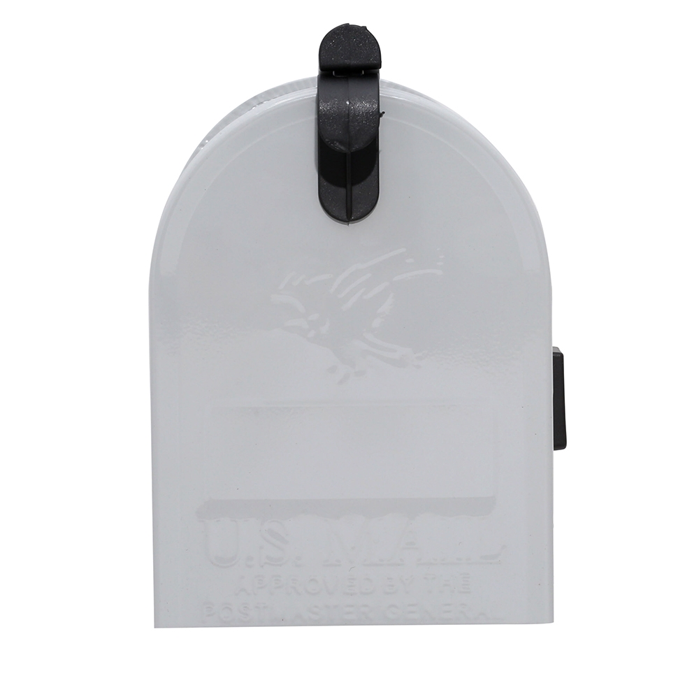 Gibraltar Mailboxes Grayson Series ST100000 Rural Mailbox, 800 cu-in, Steel, Powder-Coated, 7 in W, 20.3 in D, Gray - 2