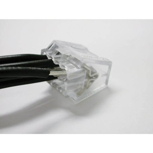 Gardner Bender PushGard 19-PC8 Wire Connector, 22 to 12 AWG Wire, Copper Contact, Black/Clear, 10/CD - 3