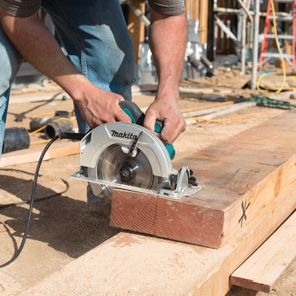 Makita HS7600 Circular Saw, 10.5 A, 7-1/4 in Dia Blade, 5/8 in Arbor, 0 to 45 deg Bevel - 2