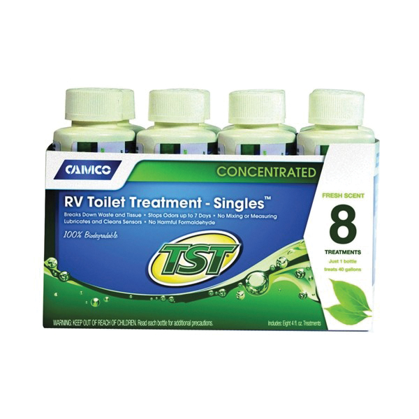 Camco USA 40221 Series RV Toilet Treatment, Transparent Green, 4 oz Bottle, Liquid, Fresh Fragrance - 2