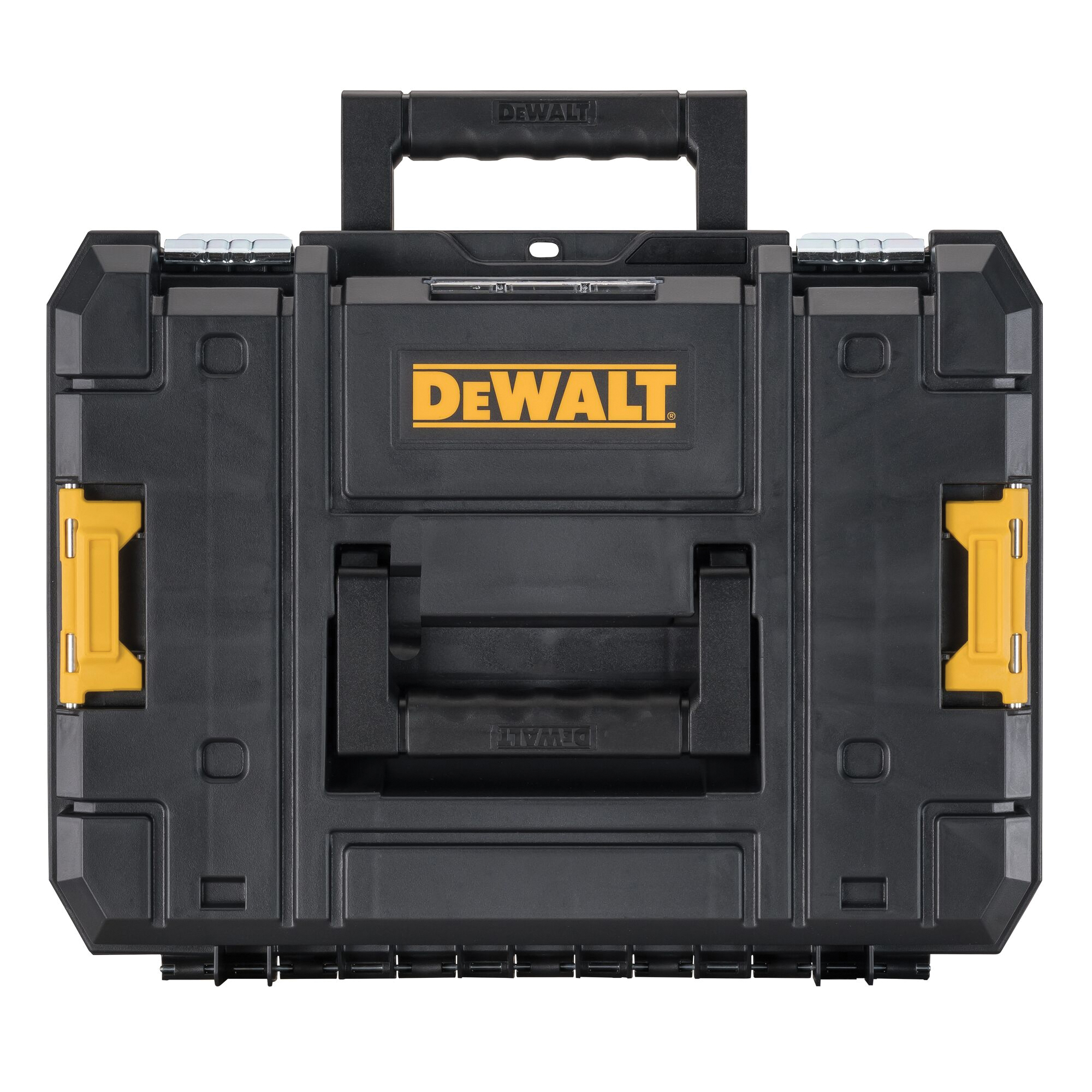 DEWALT TSTAK II Series DWST17807 Flat Top Tool Box, 66 lb, Plastic, Black, 17-1/4 in L x 6-3/8 in W x 13 in H Outside - 4