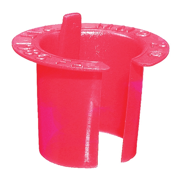 Halex 75400 Anti-Short Bushing, 5/16 in, PVC, Red - 2