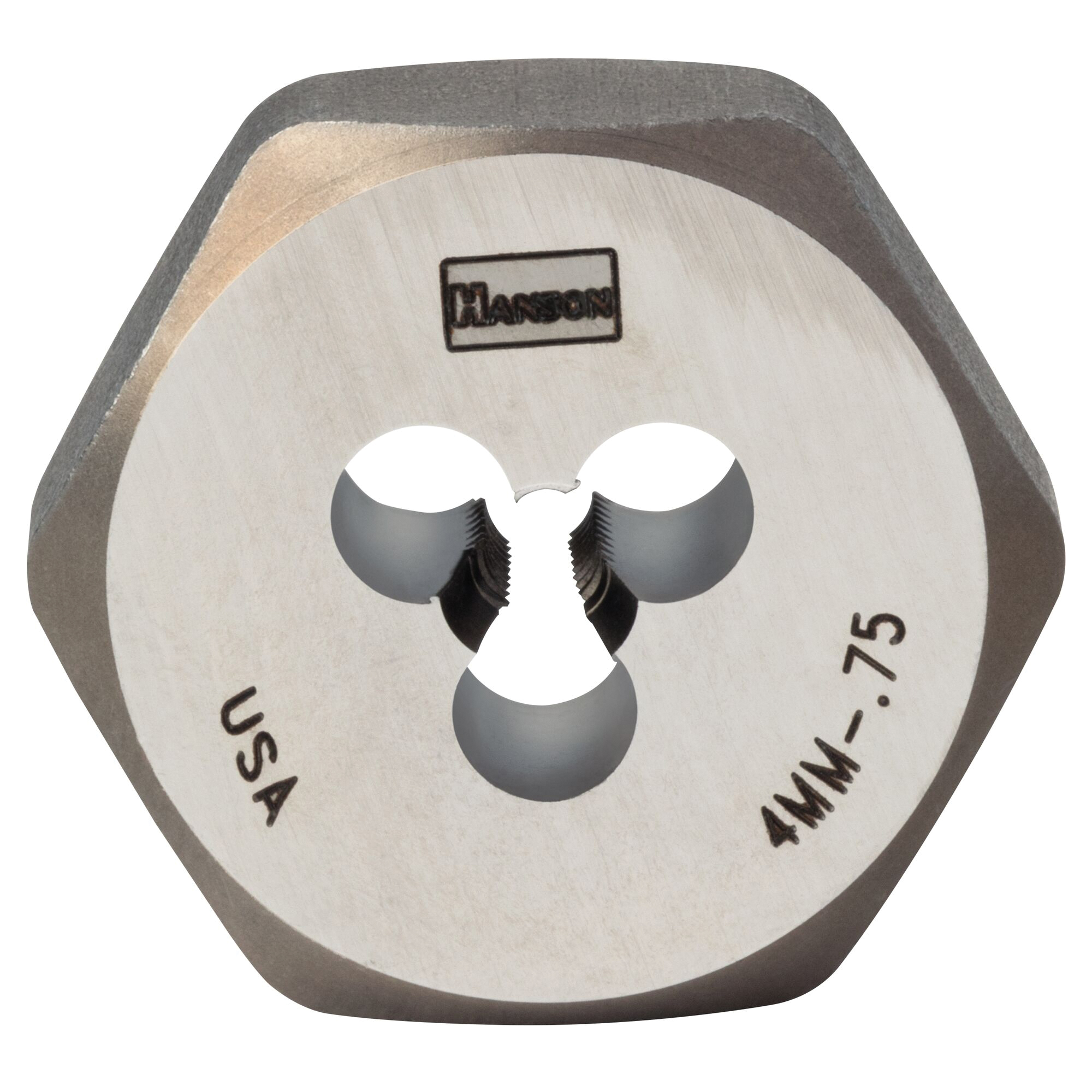 Irwin Hanson 9718 Metric Die, M4-0.75 Thread, Fine Thread, Right Hand Thread, HCS - 2