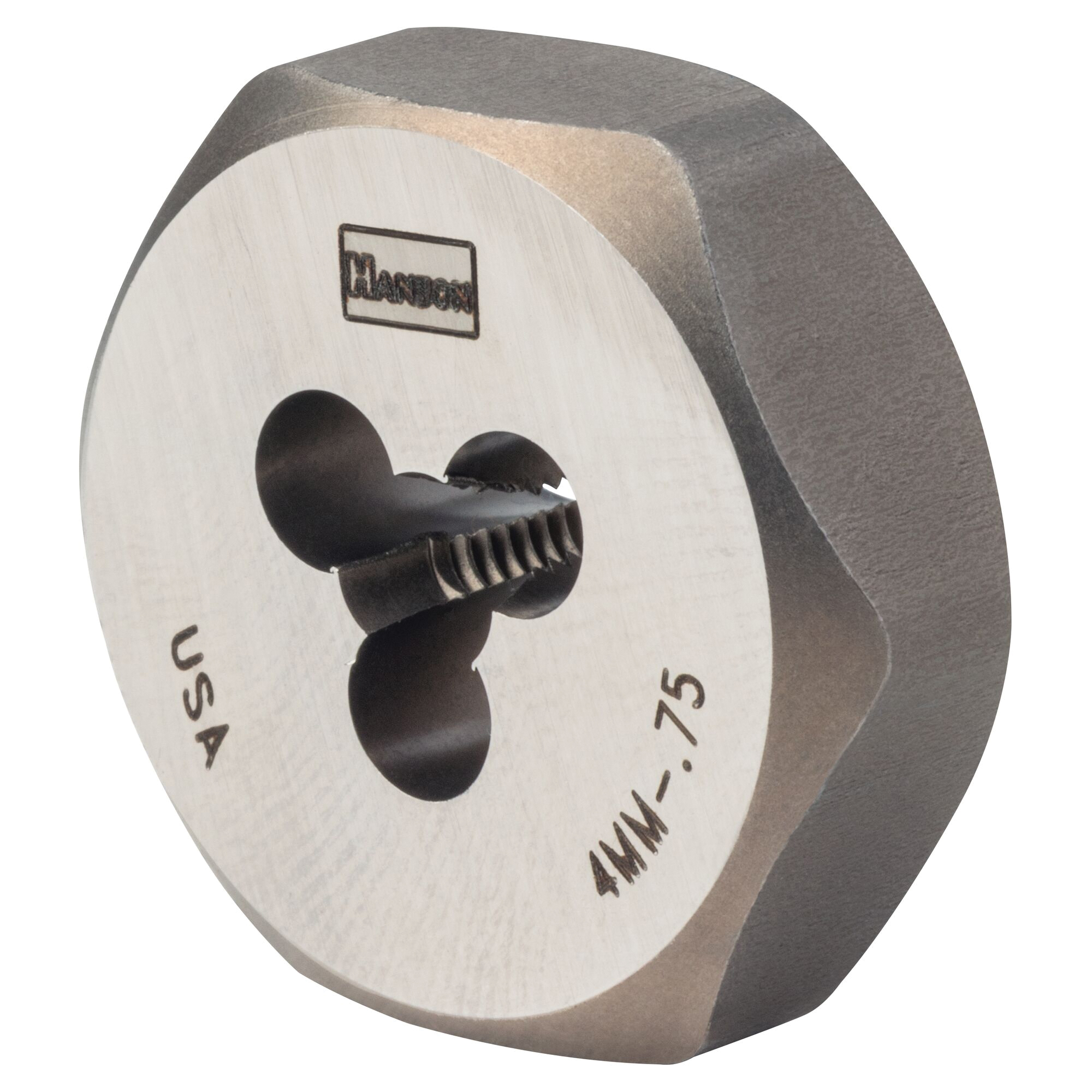 Irwin Hanson 9718 Metric Die, M4-0.75 Thread, Fine Thread, Right Hand Thread, HCS - 3