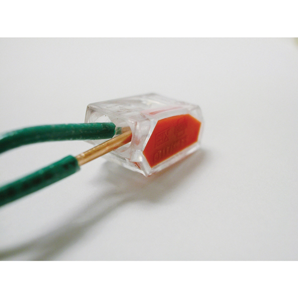 Gardner Bender PushGard 19-PC2 Wire Connector, 22 to 12 AWG Wire, Copper Contact, Polycarbonate Housing Material - 3