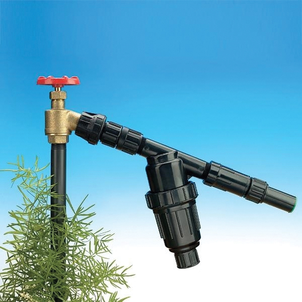 Raindrip R605DT Y-Filter and Fertilizer Applicator, NPT Inlet, 80 psi Pressure, 720 gph - 2